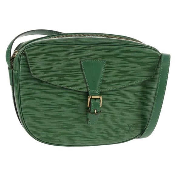 LOUIS VUITTON Epi Jeune Fille MM Shoulder Bag Green